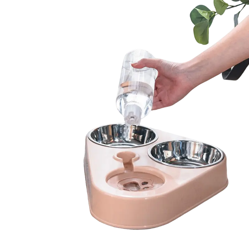 PET FEEDER AND WATER DISPENSER - Attic Puppy