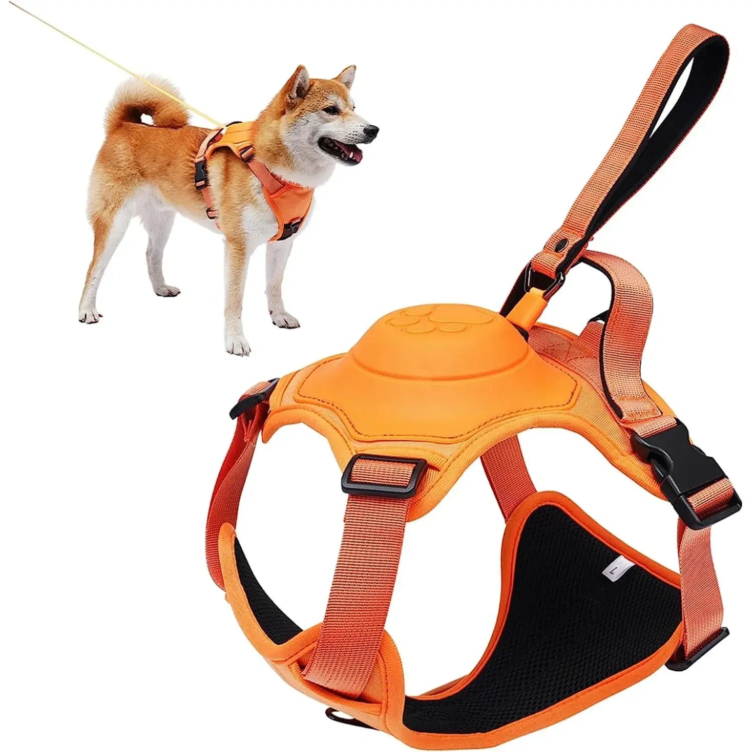 All-in-One Dog Harness & Retractable Leash Attic Puppy