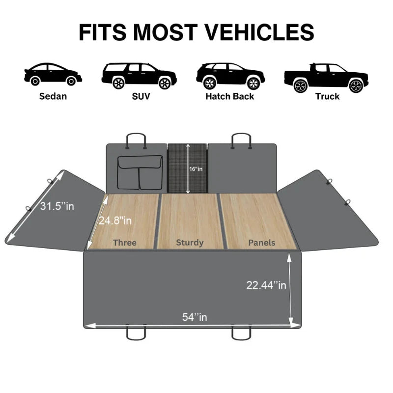 WINTER READY DOG BACKSEAT COMFORT EXTENDER - Attic Puppy