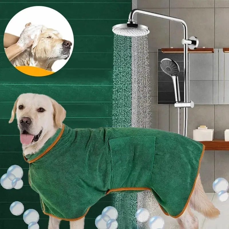 ABSORBENT DRYING COAT - Attic Puppy