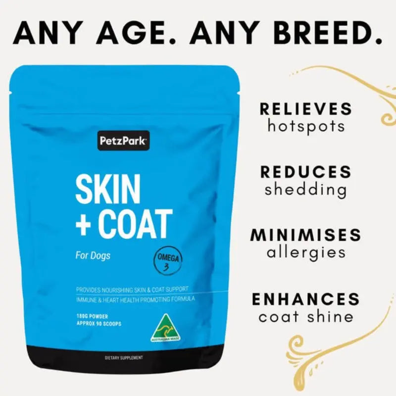 SKIN COAT POWDER FOR DOGS - Attic Puppy