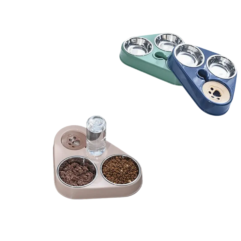 PET FEEDER AND WATER DISPENSER - Attic Puppy