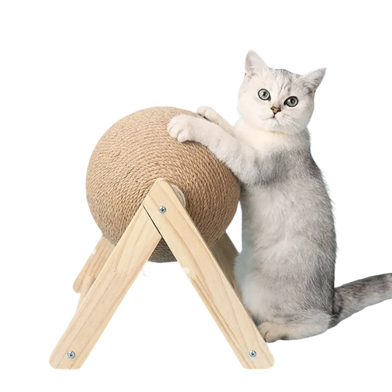 CAT SCRATCHING BALL - Attic Puppy