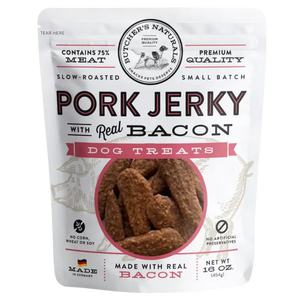 DRY PORK & BACON JERKY TREATS FOR DOGS - Attic Puppy