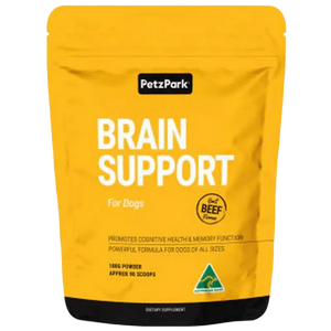 BRAIN SUPPORT POWDER FOR DOGS ROAST BEEF FLAVOR - Attic Puppy