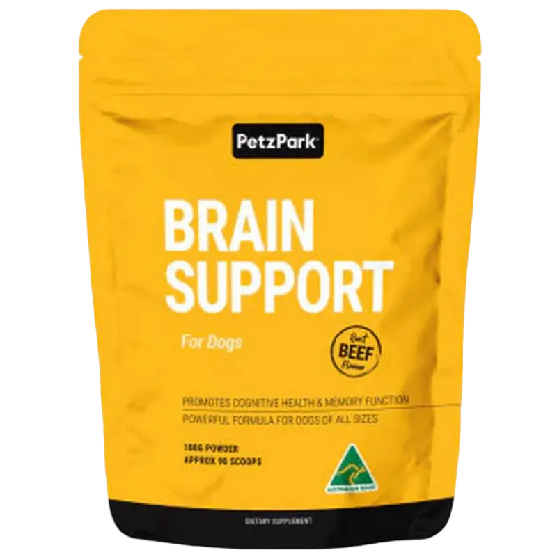 BRAIN SUPPORT POWDER FOR DOGS ROAST BEEF FLAVOR - Attic Puppy