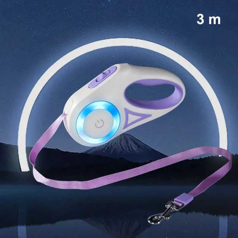 LED Flashlight Dog Leash - Attic Puppy