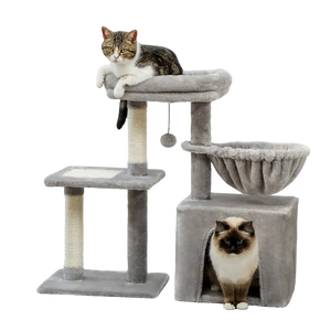 CAT TREE TOWER FOR INDOOR CATS - Attic Puppy