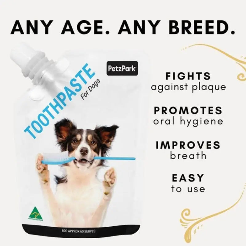 TOOTHPASTE FOR DOGS COCONUT , LEMON MYRTLE - Attic Puppy