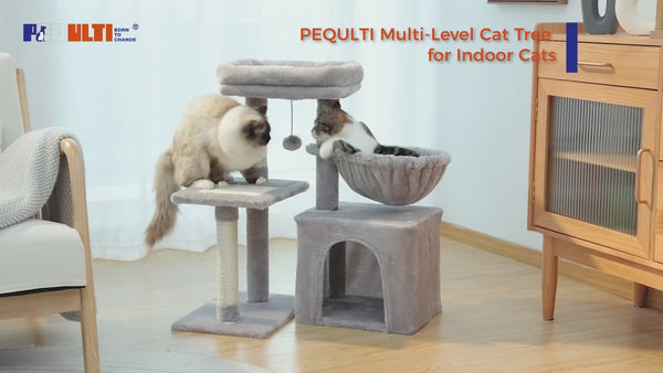 CAT TREE TOWER FOR INDOOR CATS