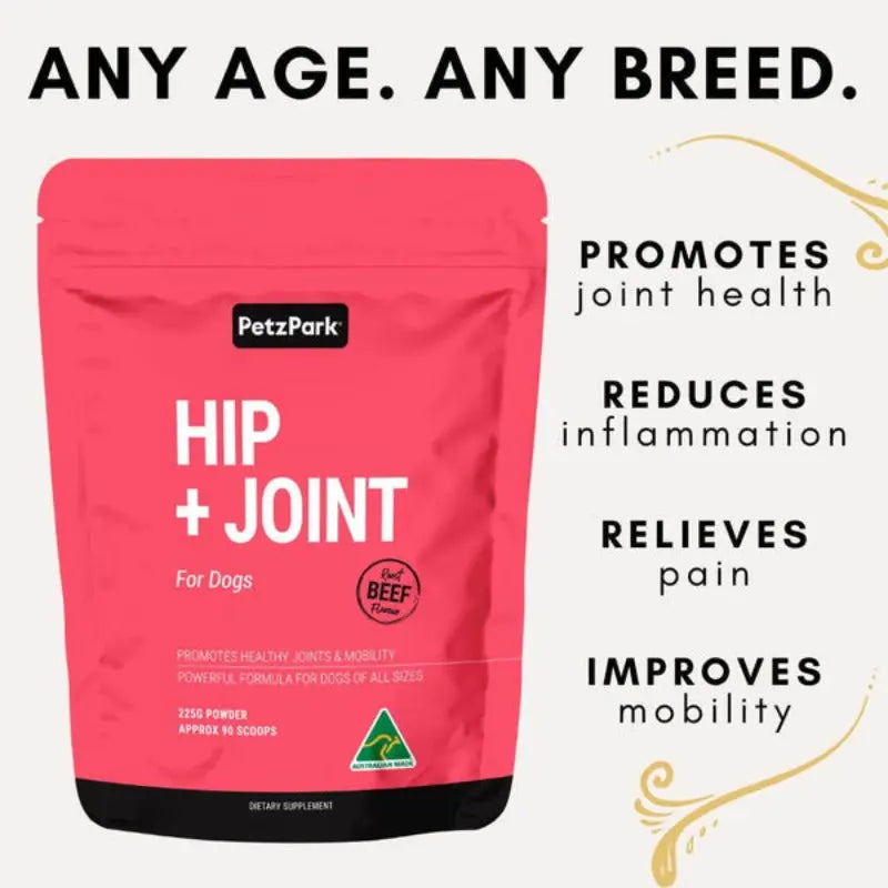 HIP JOINT POWDER FOR DOGS ROAST BEEF FLAVOR - Attic Puppy