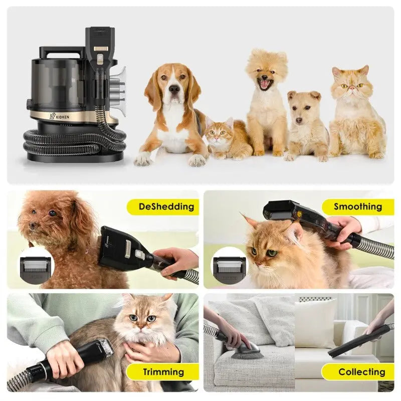 3.5L Pet Grooming Vacuum Kit - Attic Puppy